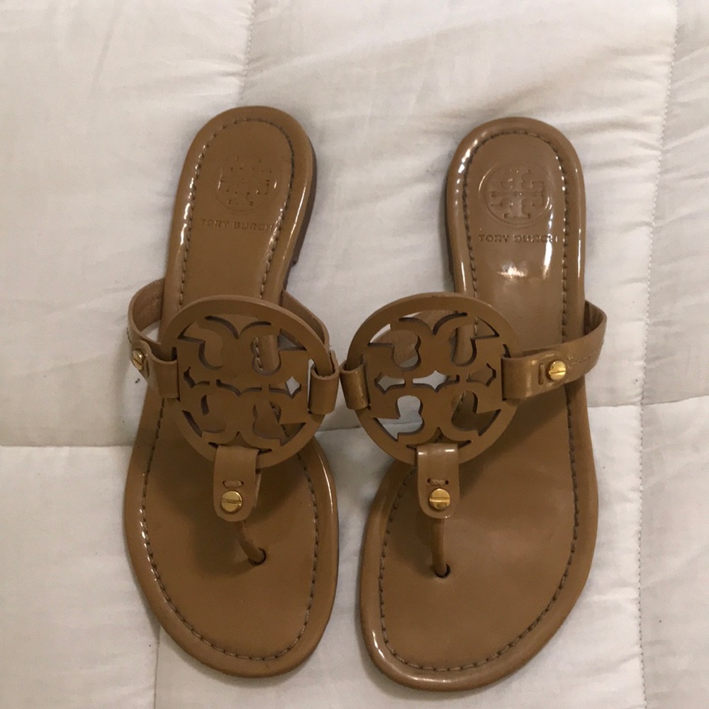 Tory Burch Miller in Shade Sand Patent